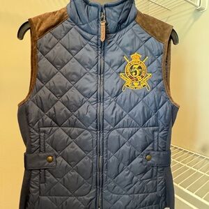 Ralph Lauren Sport Navy Quilted Vest